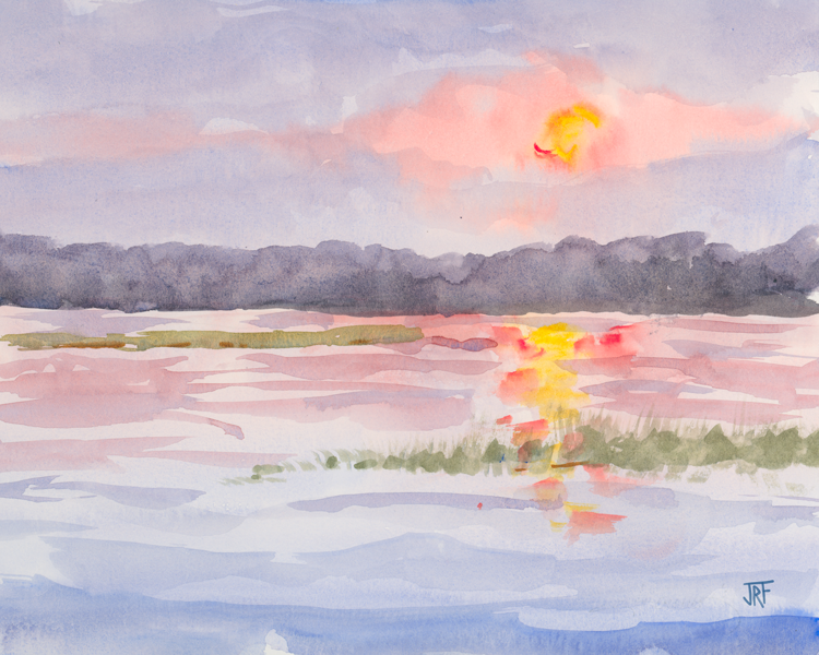 Smoke at Sunset – Fine Art Print