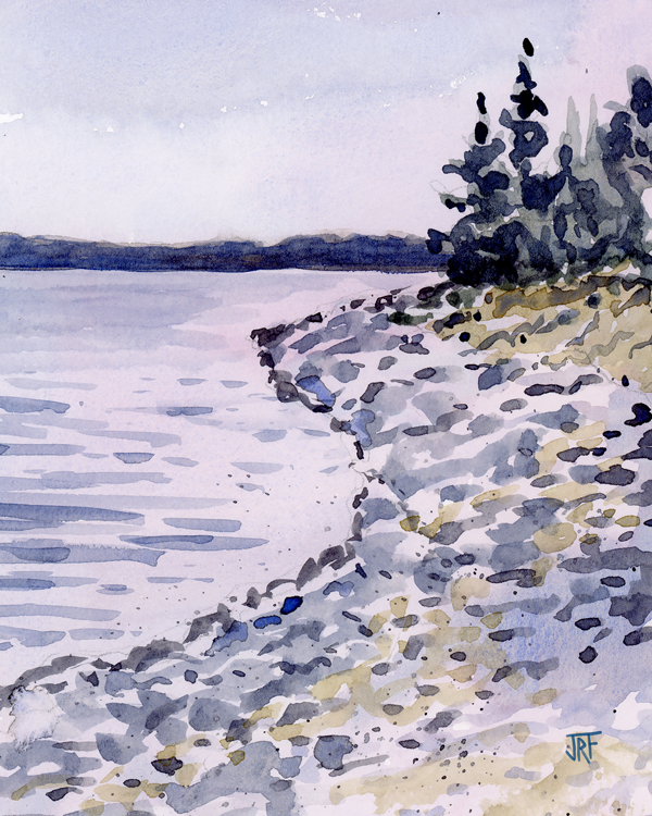 Dusk on Yellowstone Lake – Fine Art Print