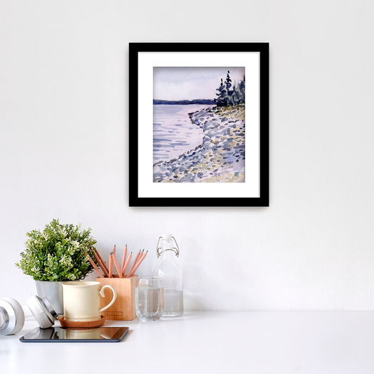 Dusk on Yellowstone Lake – Fine Art Print