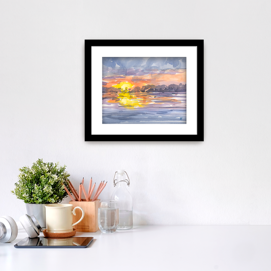 Drifting Light, Quiet Mind – Fine Art Print